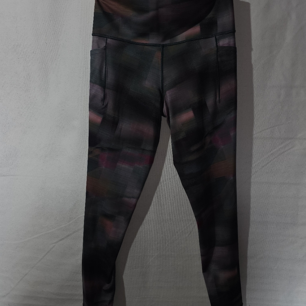 Athleta Multicolor Salutation Stash Printed Tights - image 4